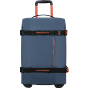 American Tourister Urban Track Duffle with wheels Navy/Orange
