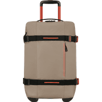 American Tourister Urban Track Duffle with wheels Beige/Orange
