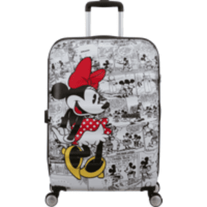 American Tourister Disney Wavebreaker Medium Check-in Minnie Comics White