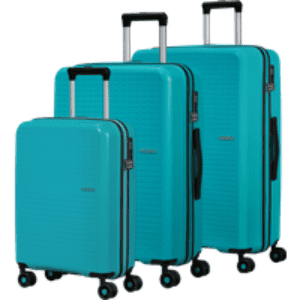 American Tourister Summer Hit Luggage set Turquoise