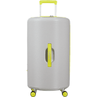 American Tourister Rollio Large Check-in Light Grey/Lime